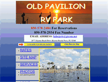 Tablet Screenshot of oldpavilionrvpark.com